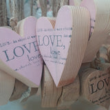 Wooden Heart Decorations